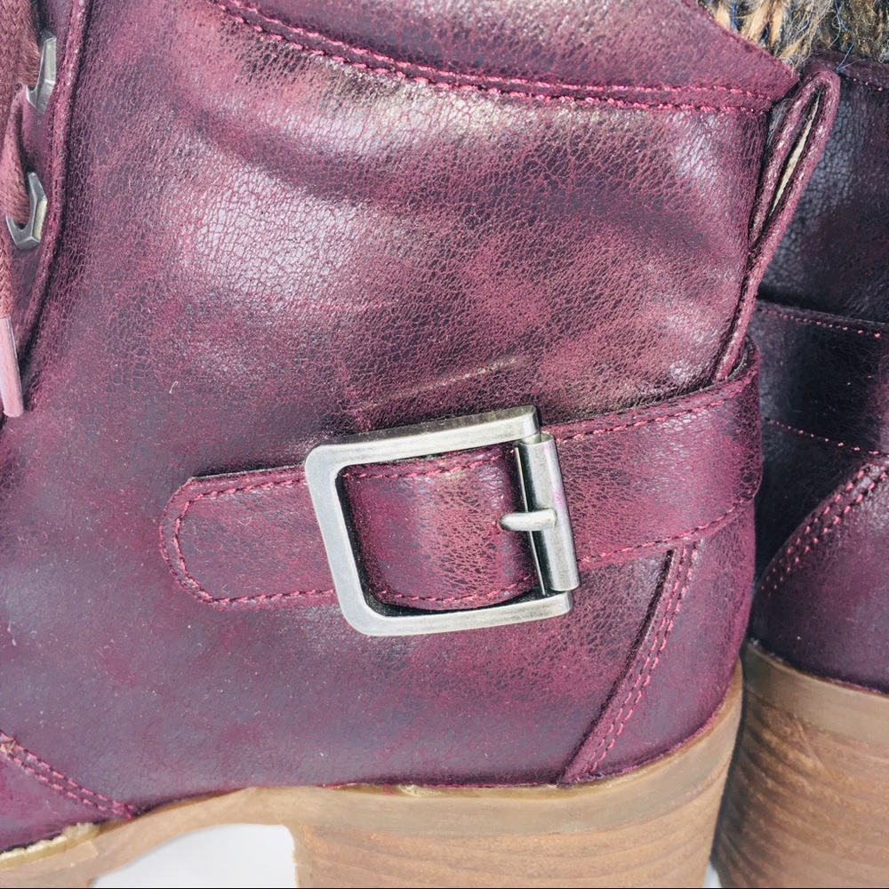 Carlos Santana Gibson Wine Women's Ankle Boot - Picture 8 of 12
